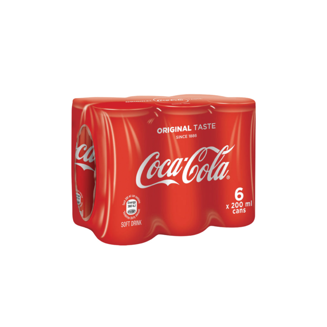 Coca-Cola 6 Pack Cans