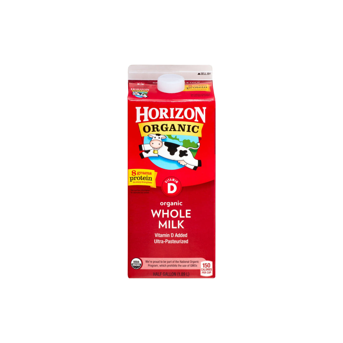 Organic Milk Half Gallon- Whole