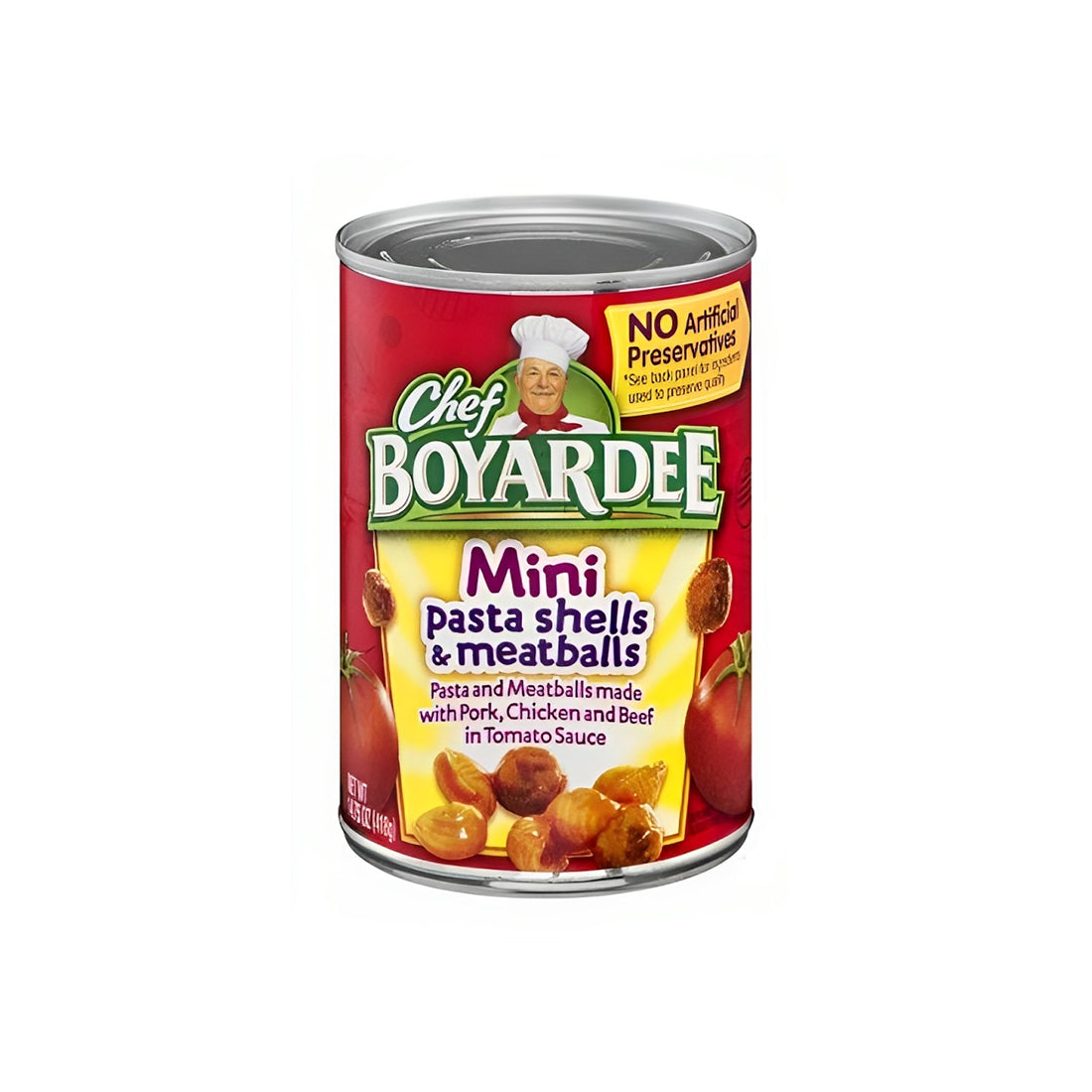 Chef Boyardee Mini Pasta Shells and Meatballs
