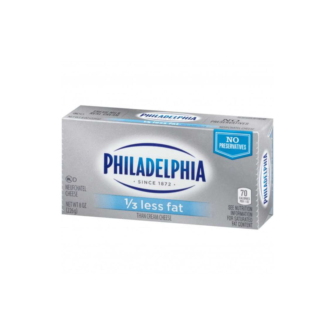 Philadelphia Cream Cheese Block- 1/3 Less Fat