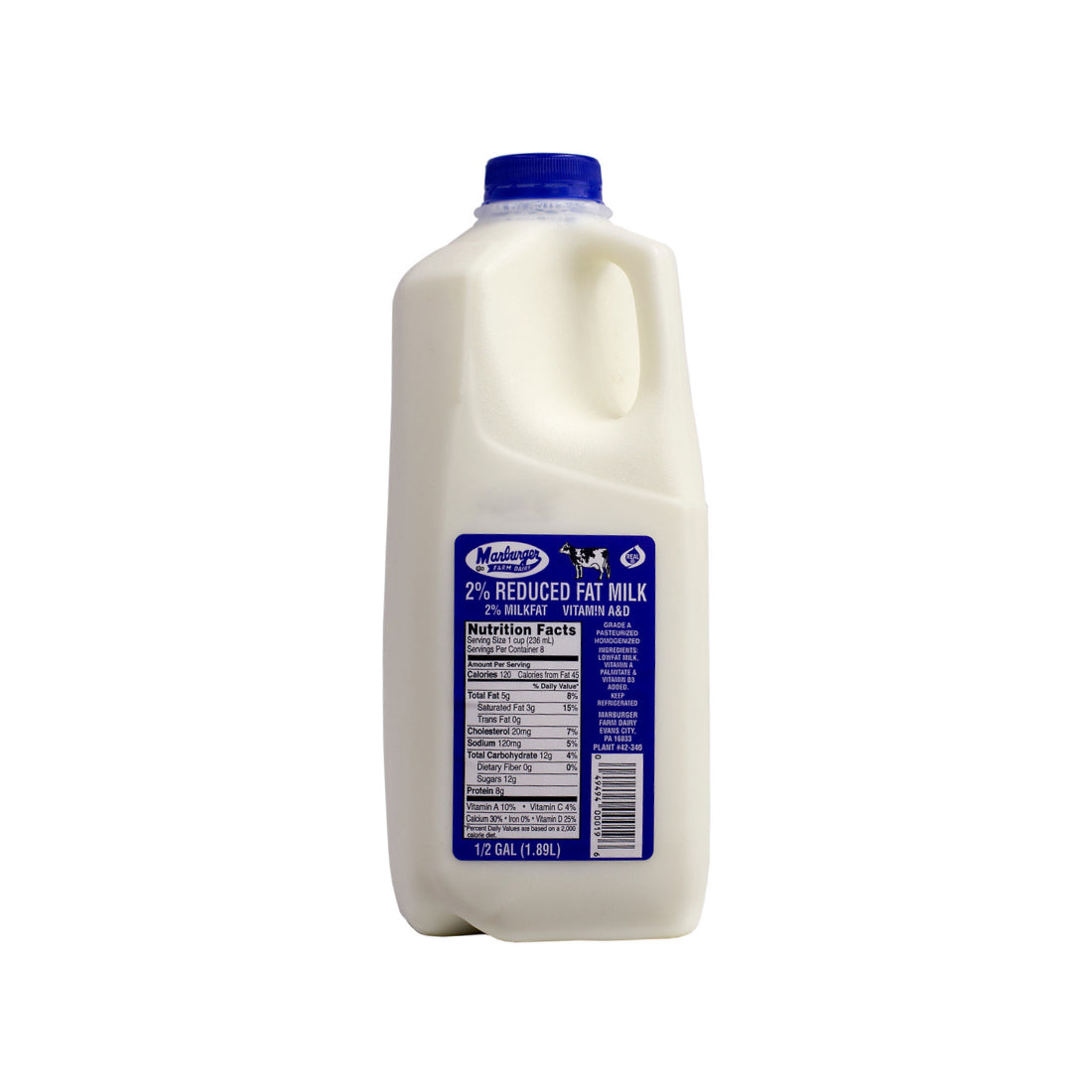 Milk- Half Gallon 2%