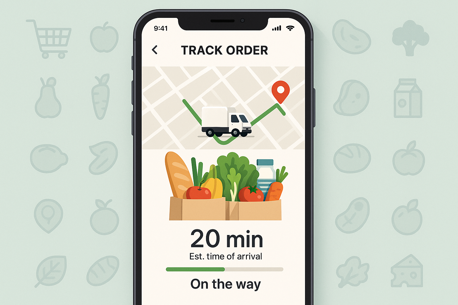 grocery delivery track